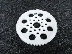 White plastic gear with 94 teeth for model kits and hobby projects