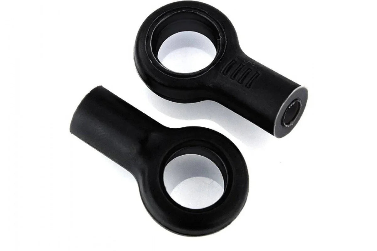 Black rubber grommets for model kits and hobby projects, durable and flexible