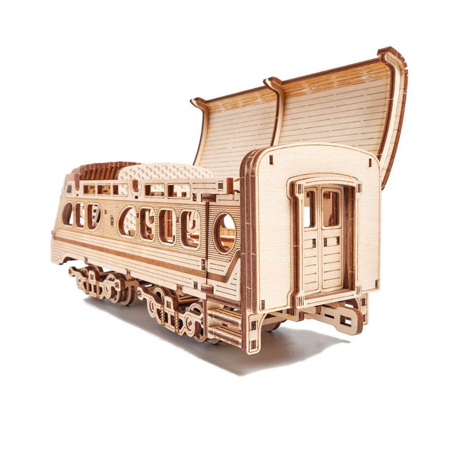 Wood Trick - Atlantic Express Wooden Model Kit - Aussie Hobbies 