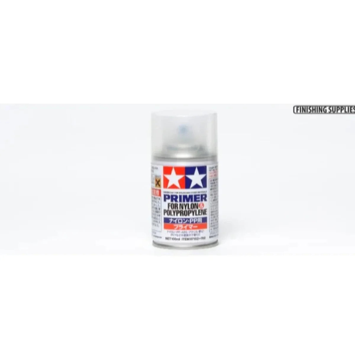 Tamiya Primer Spray for Nylon & Polypropylene, 100ml, model kit finishing supplies