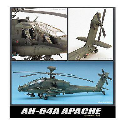ACADEMY 1/48 AH-64A APACHE PLASTIC MODEL KIT - Aussie Hobbies