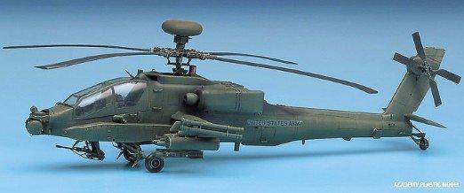 ACADEMY 1/48 AH-64A APACHE PLASTIC MODEL KIT - Aussie Hobbies