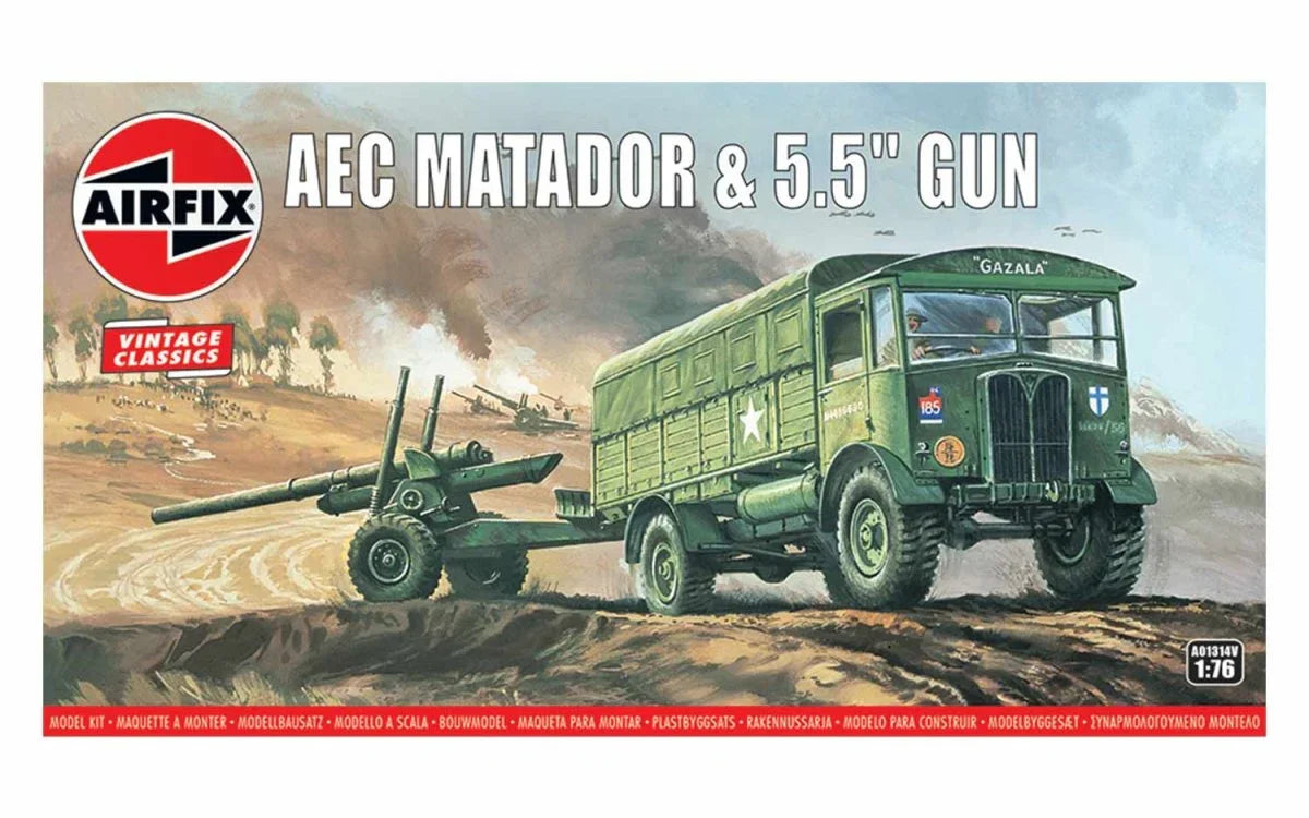 Airfix - AEC Matador & 5.5" Gun 1:76