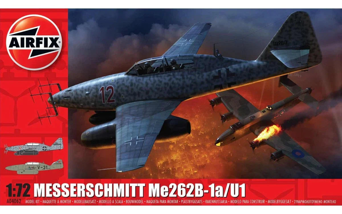 AirFix - Messerschmitt ME262-B1A/U1 1:72 Plastic Model Kit