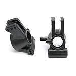 Black RC car suspension arms for model kits, precision-engineered parts for hobbyists