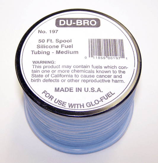DUBRO 197 BLUE SILICONE TUBING, MEDIUM. 1 Meter - Aussie Hobbies 