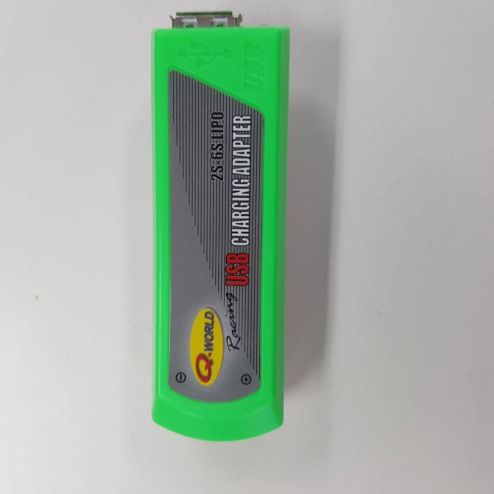 QWLC-2655 GREEN USB CHARGING ADAPTER - Aussie Hobbies