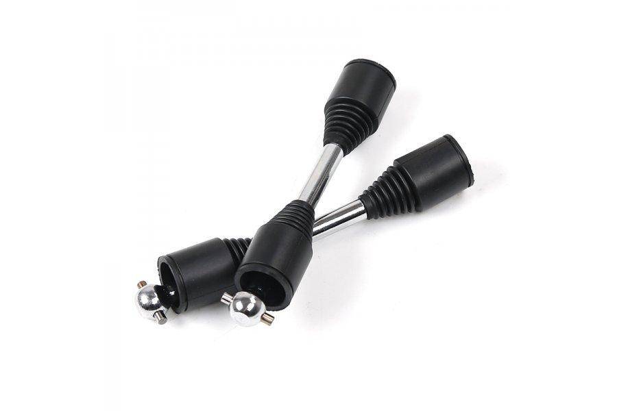 850672 | Rovan 9mm Drive Shaft (Press Fit Pins) /w Black Rubber Boots 2Pcs - Aussie Hobbies