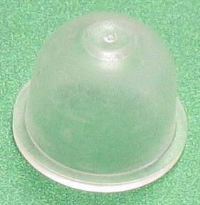 Translucent green plastic dome cover for model kits or collectibles display