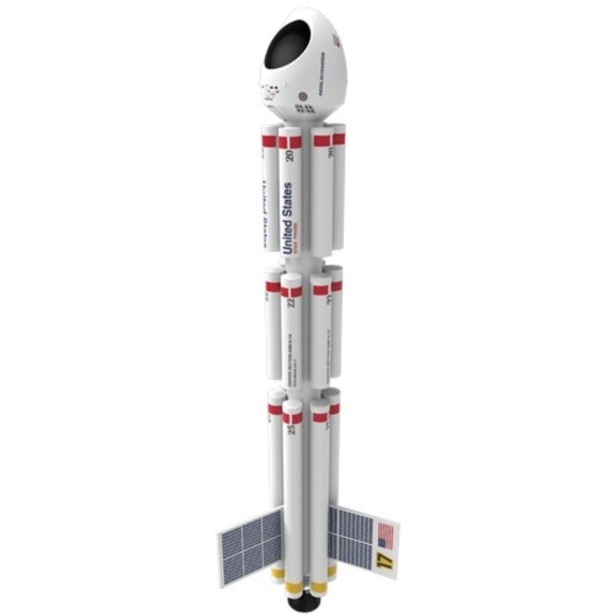 Estes Explorer Aquarius Advanced Model Rocket Kit with futuristic spacecraft design.
