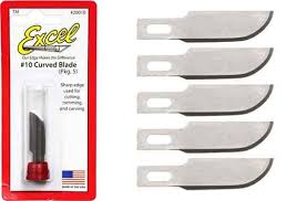 20010 Light Duty Curved Blade Edge 5PCS - Aussie Hobbies 