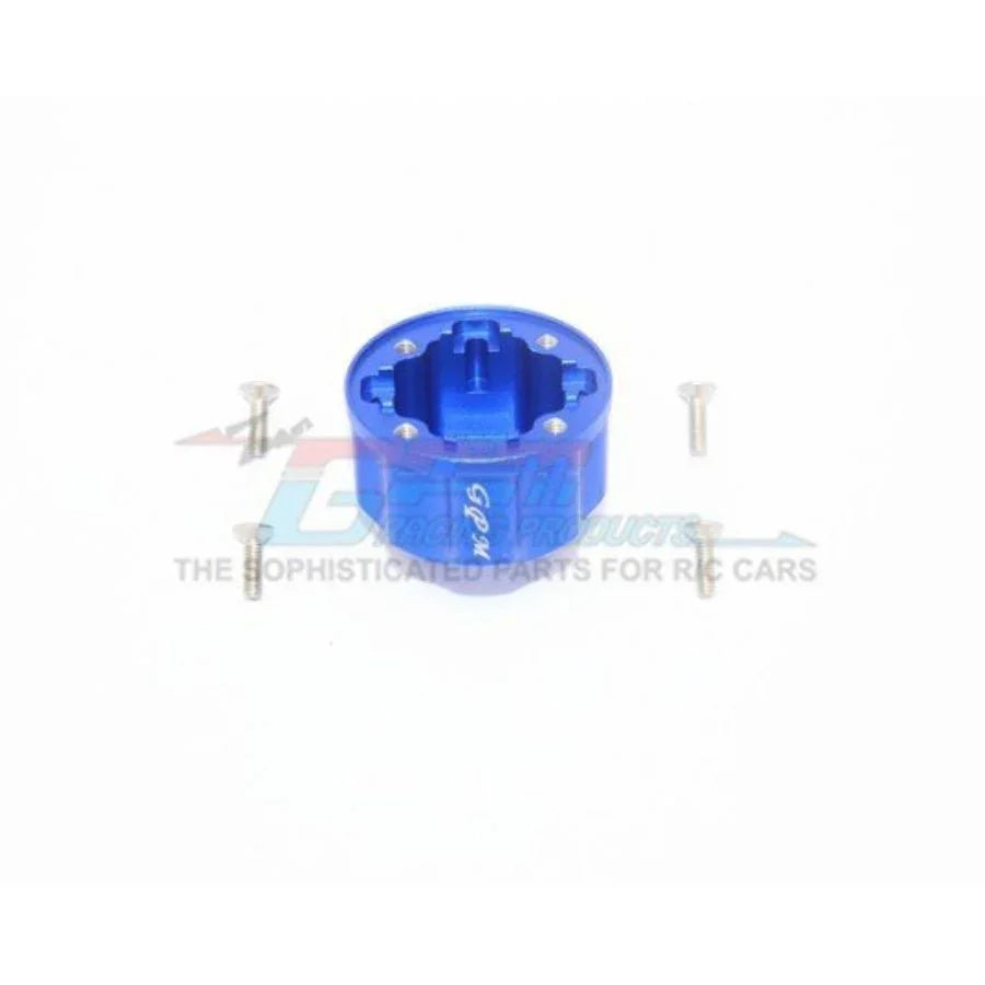 GPM Blue Aluminium Maxx 4S Differential Case Set w/ Screws