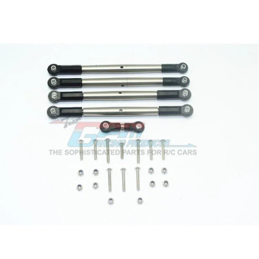 GPM Stainless Steel Adjustable Tie Rods 25Pcs Set Arrma Kraton 6s BLX MT