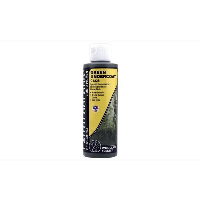 Woodland Scenics Green Undercoat C1228 liquid pigment for model scenery, water-soluble & non-toxic