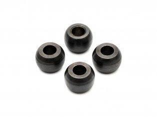 Black rubber bushings for model kits, hobby parts, RC car suspension components