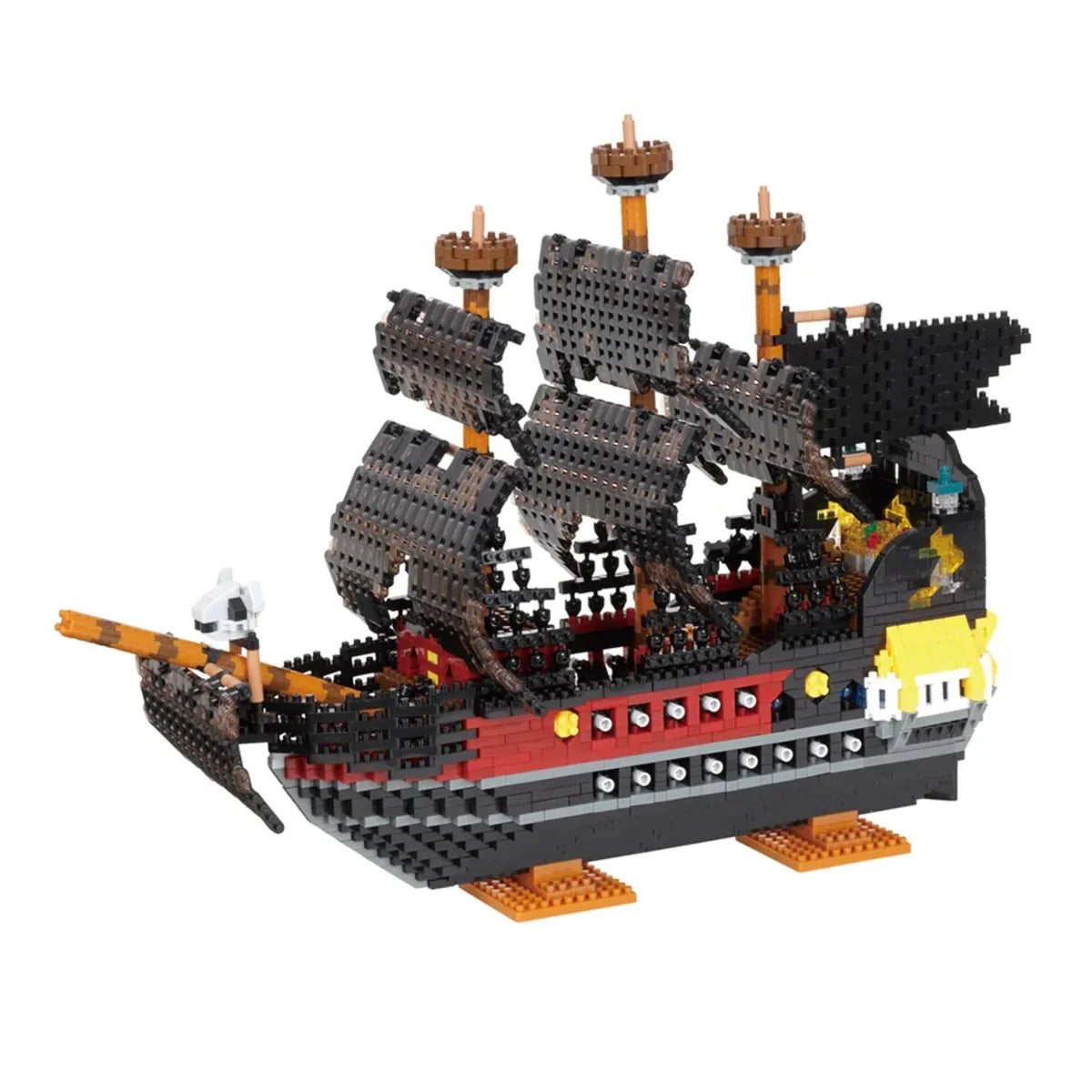 Nanoblock Deluxe Pirate Ship - image 6