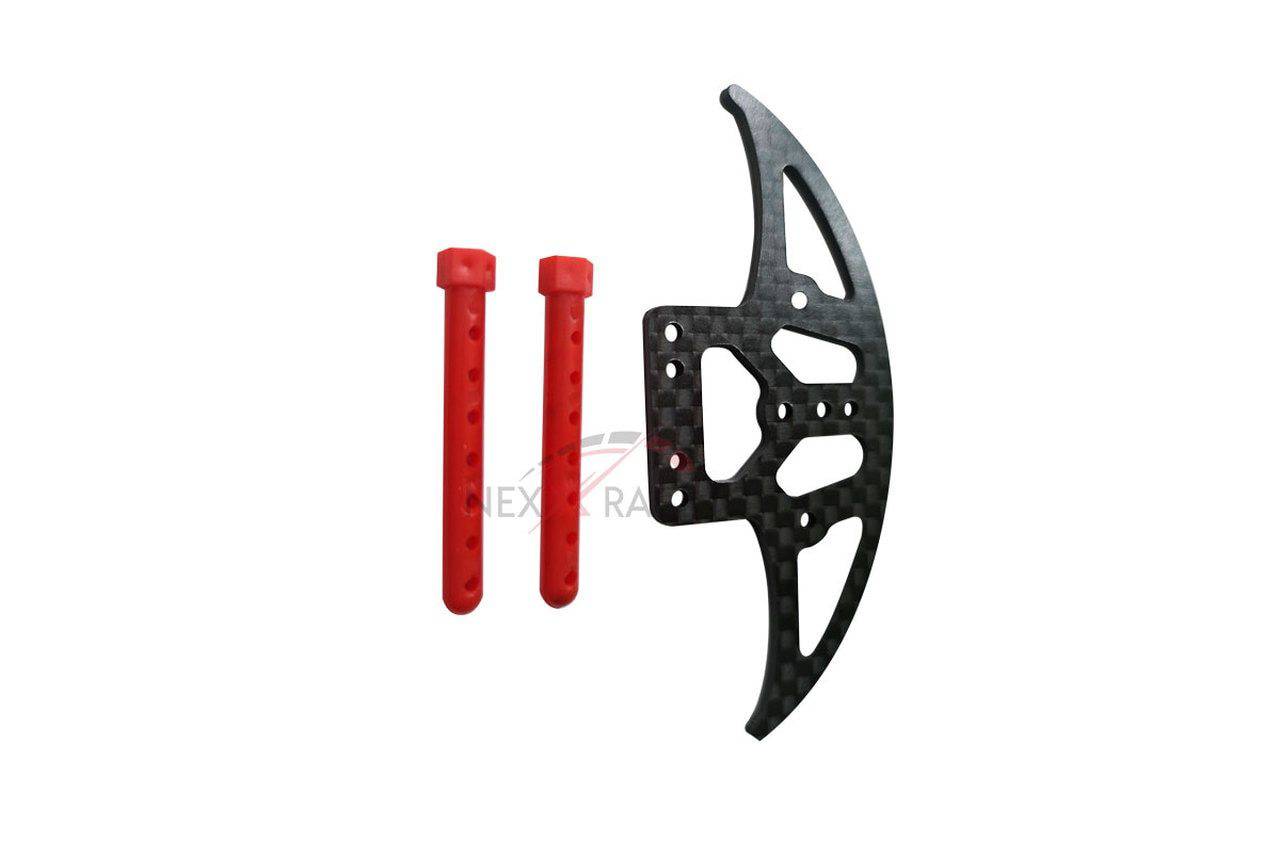 Mini-Z Lexan GT Car Body Carbon Front Bumper NX-018 - Aussie Hobbies