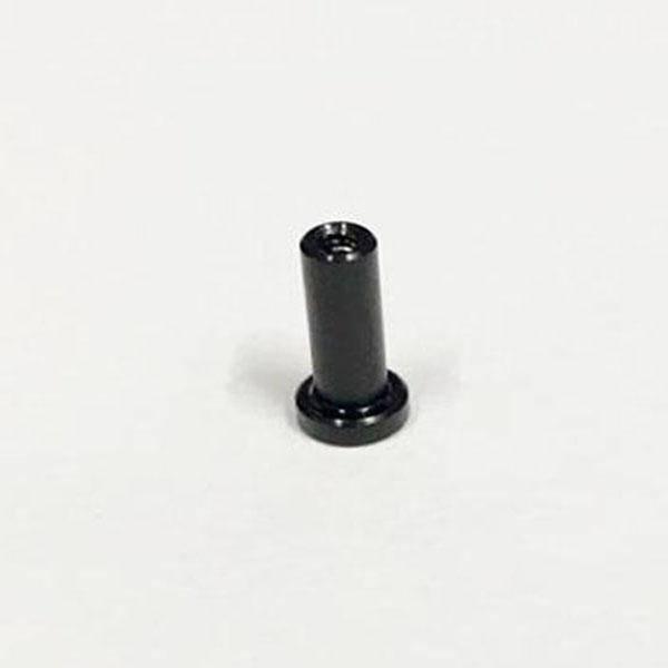 Black plastic model kit pin for hobby assembly, compatible with building sets and scale models