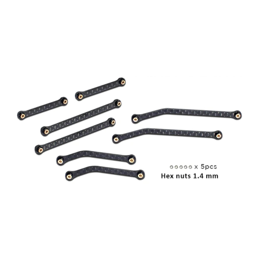 Furitek Carbon High Clearance Links Set For SCX24