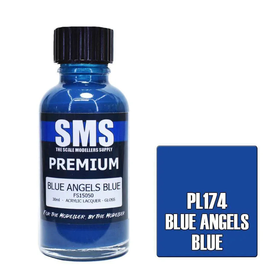 SMS Premium Blue Angels Blue FS15050 30 mL acrylic lacquer model paint in bottle