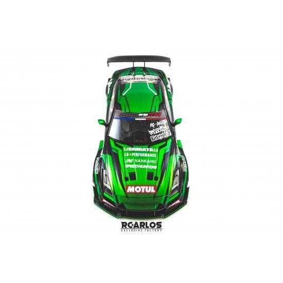 RC ARLOS LIBERTY WALK NISSAN GTR 35 BODY SHELL - Aussie Hobbies 