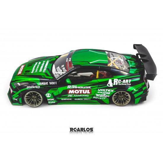 RC ARLOS LIBERTY WALK NISSAN GTR 35 BODY SHELL - Aussie Hobbies 