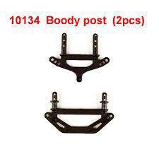 10134 Boody post (2pcs) – black RC car chassis mounting brackets for model assembly