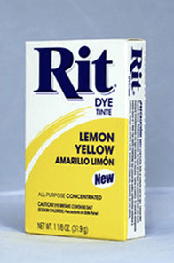 Rit Dye Lemon Yellow - Aussie Hobbies