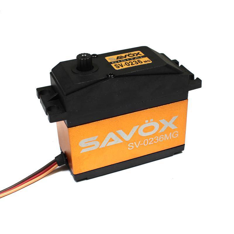 SAVOX 236MG HIGH VOLTAGE 1/5 SCALE MG DIGITAL SERVO 40KG - Aussie Hobbies