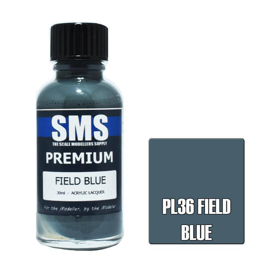 Premium FIELD BLUE RAL5008 30ml - Aussie Hobbies 