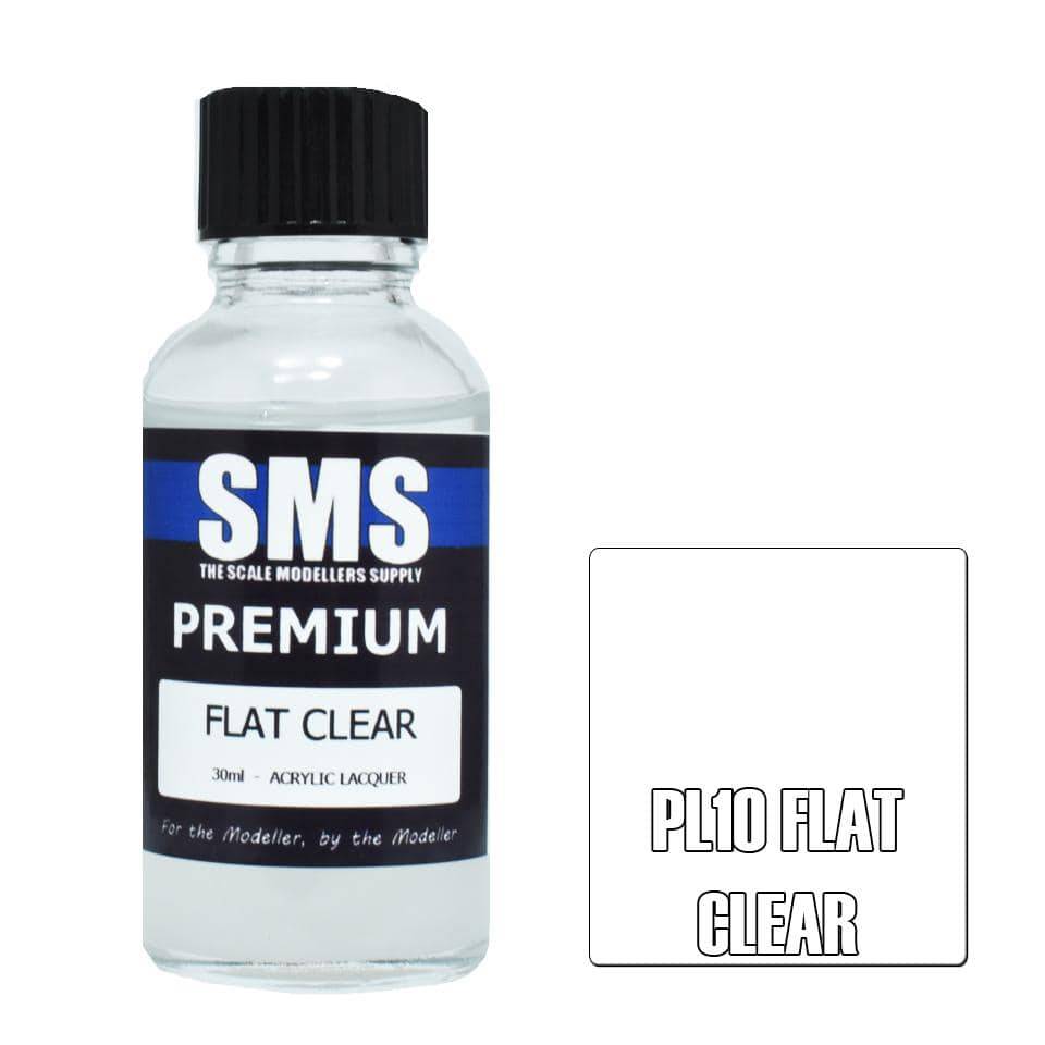 Premium FLAT CLEAR 30ml - Aussie Hobbies