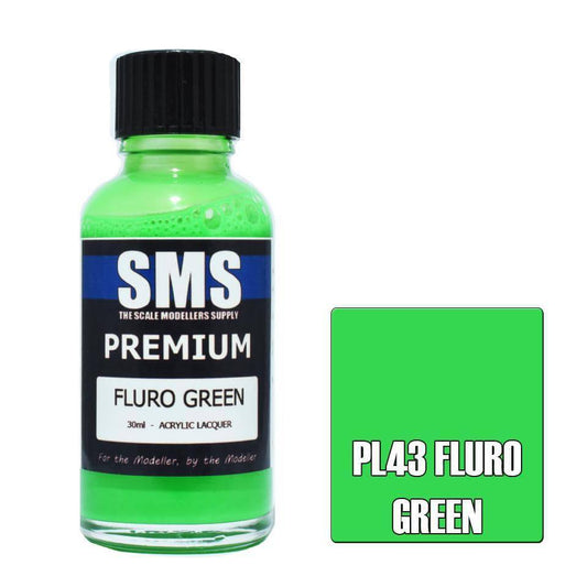 Premium FLURO GREEN 30ml - Aussie Hobbies 