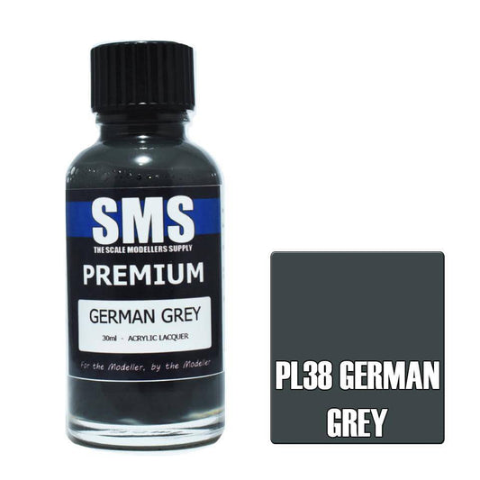 Premium GERMAN GREY RAL7021 30ml - Aussie Hobbies 