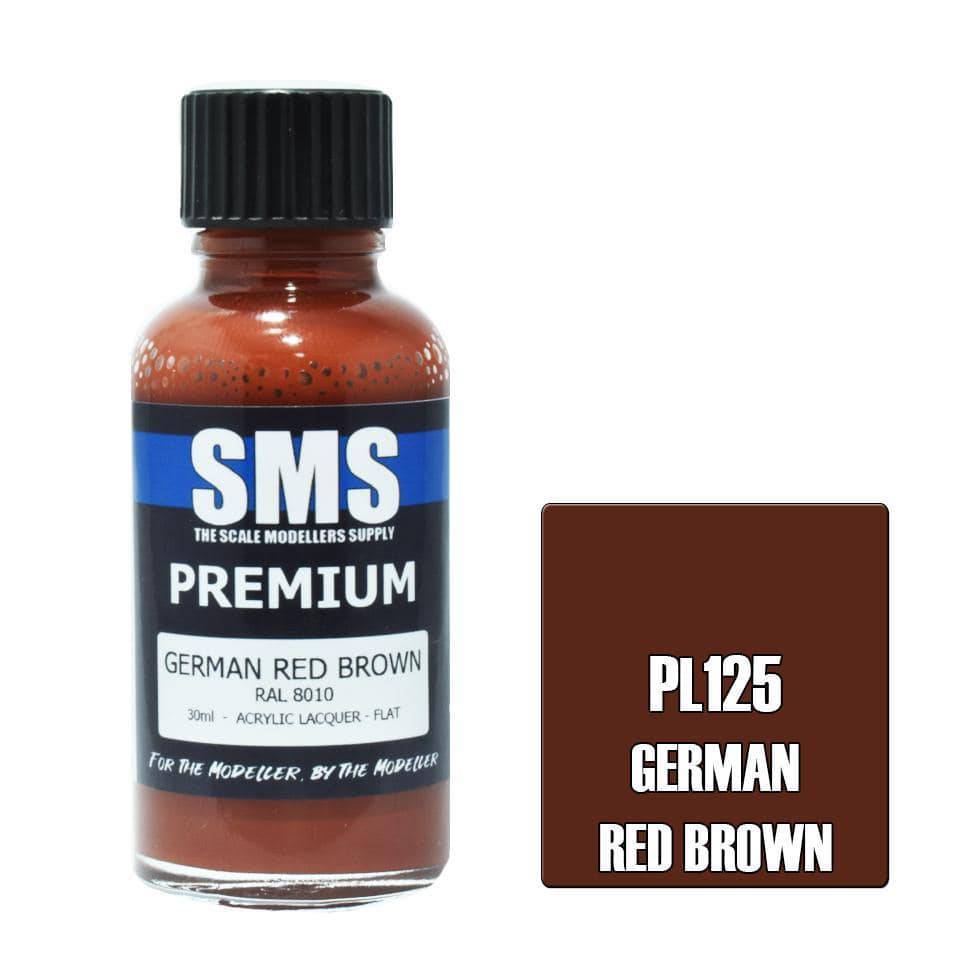 Premium GERMAN RED BROWN RAL8010 30ml - Aussie Hobbies