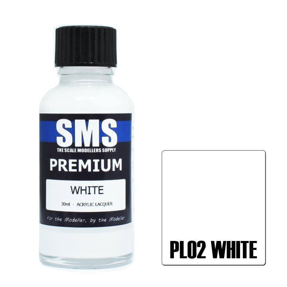 Premium WHITE 30ml - Aussie Hobbies