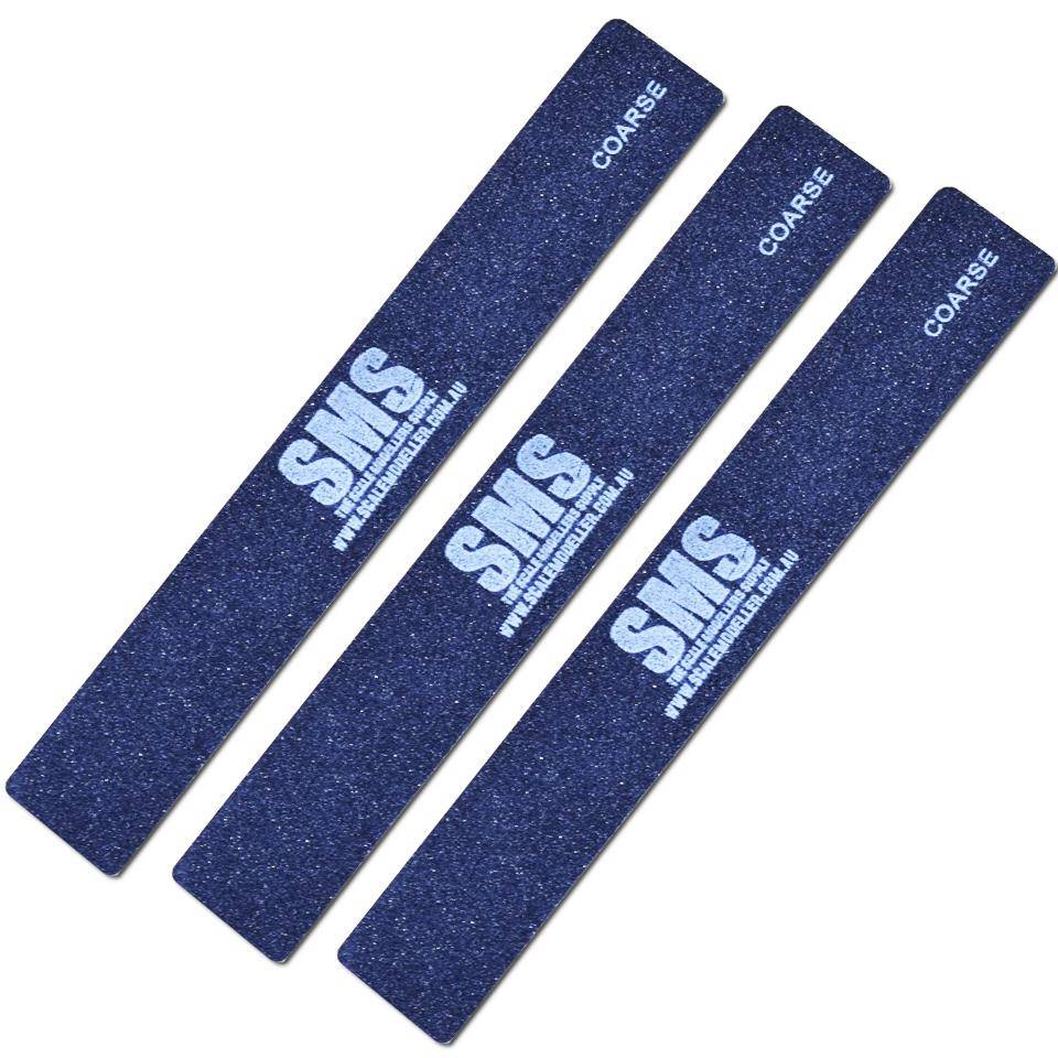 SANDING STICKS 3pc (COARSE) - Aussie Hobbies 