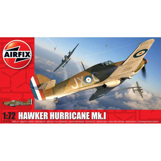 AirFix Hawker Hurricane MK.I 1:72 Plastic Model Kit - Aussie Hobbies 