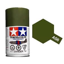 Tamiya Spray Paint Olive Drab AS-6 - Aussie Hobbies 