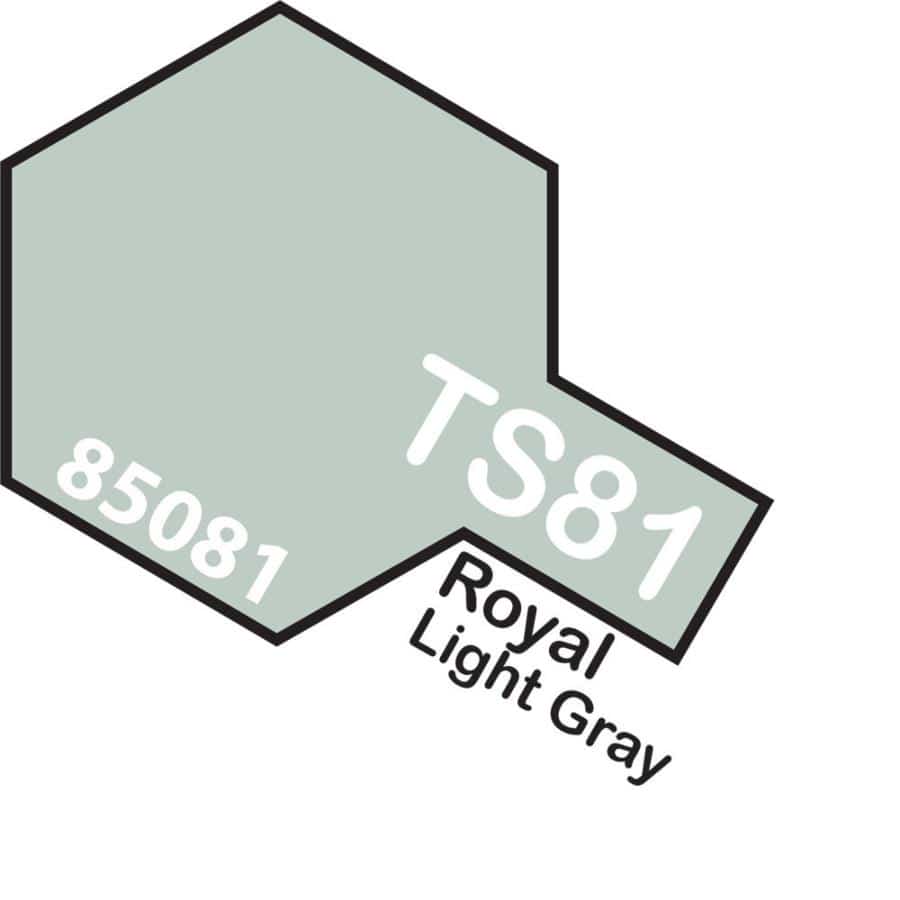 Tamiya Spray Paint Royal Light Grey TS-81 - Aussie Hobbies