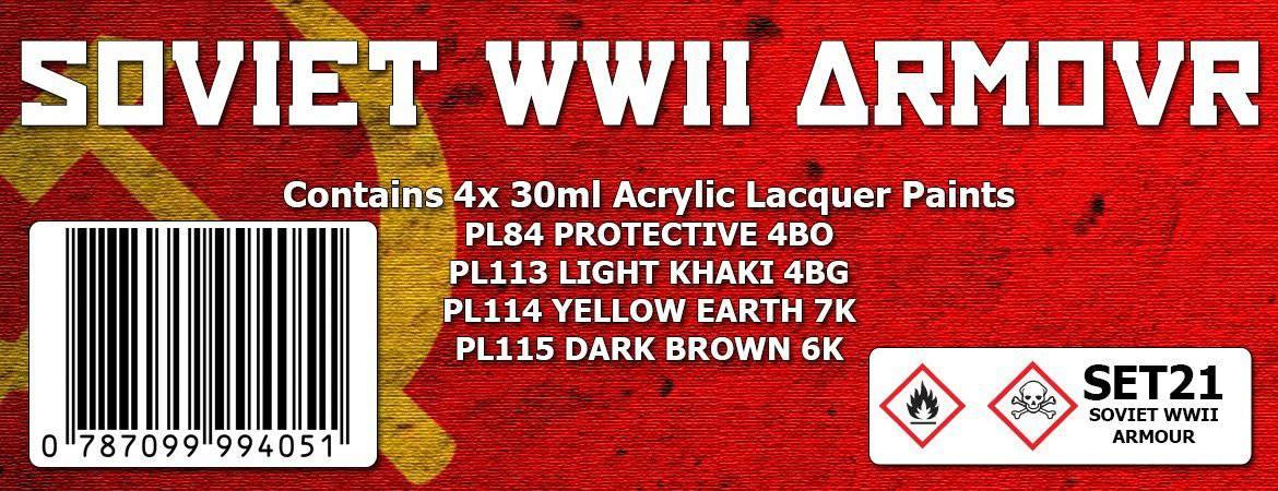 SOVIET WWII ARMOUR Colour Set