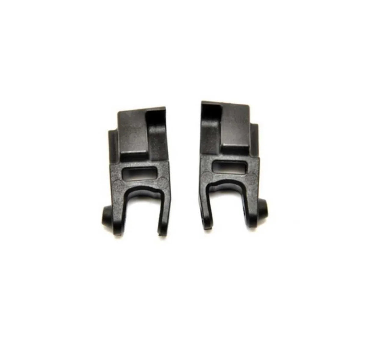 Black plastic model kit parts for hobby assembly, precision-engineered components
