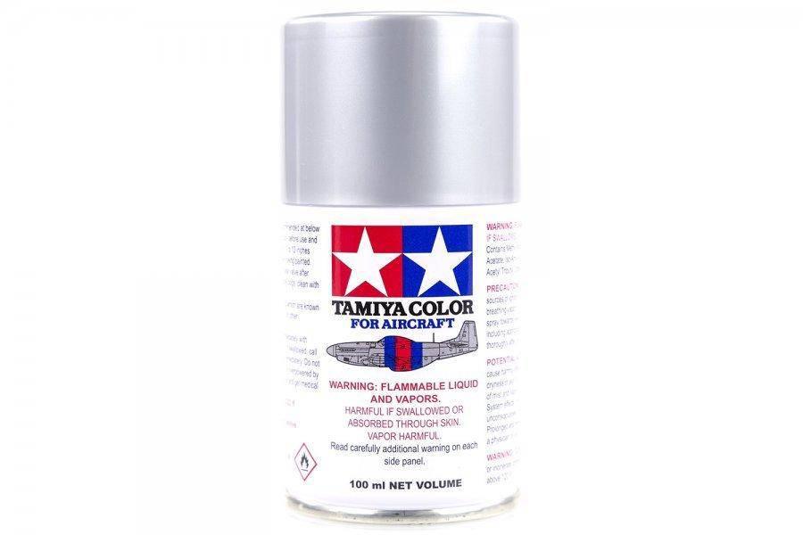 Tamiya AS-12 Bare-Metal Silver Aircraft Series Spray Paint 100ml DG