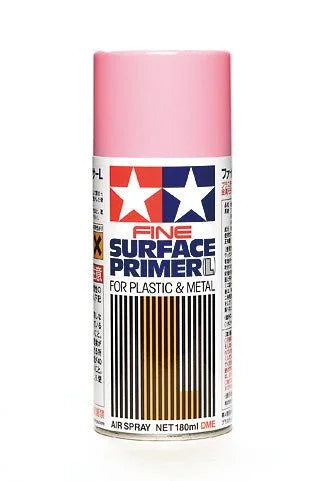 Tamiya Fine Surface Primer L Pink Spray Plastic & Metal