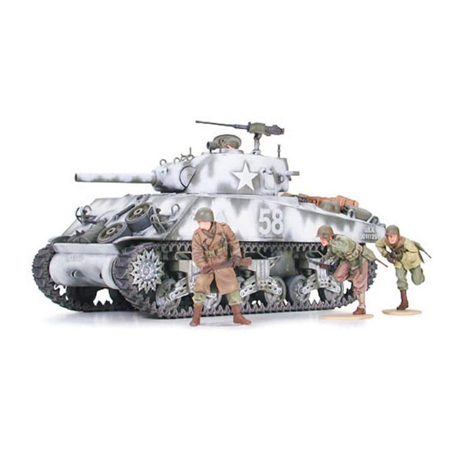 Tamiya M4A3 Sherman 105mm Howitzer Plastic Model Kit