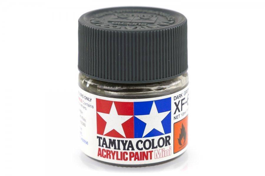 Tamiya Color XF-64 Dark Green Acrylic Paint Mini 10ml for model kits and hobbies