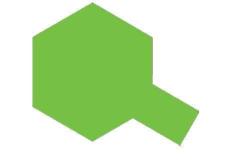 Green hexagonal paint bottle for model kits and hobby projects