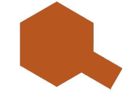 Brown hexagonal paint bottle for model kits and hobby projects