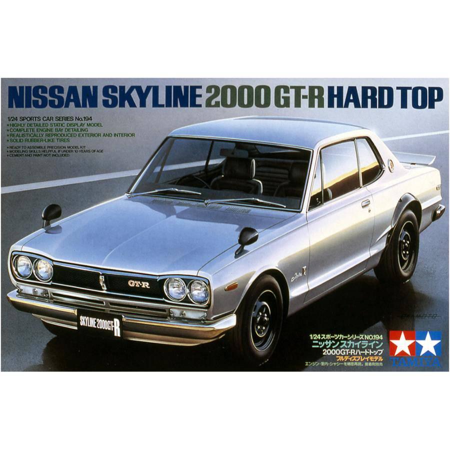 Tamiya Nissan Skyline 2000 GT-R H.T. 1/24 Scale Kit 24194