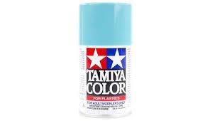 Tamiya Color spray paint for plastics, light blue can, model kit hobby supply