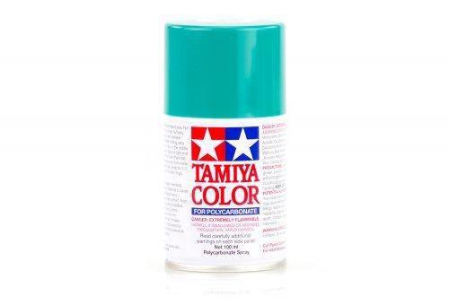 Tamiya Color spray paint for polycarbonate, teal can, model kit hobby supply